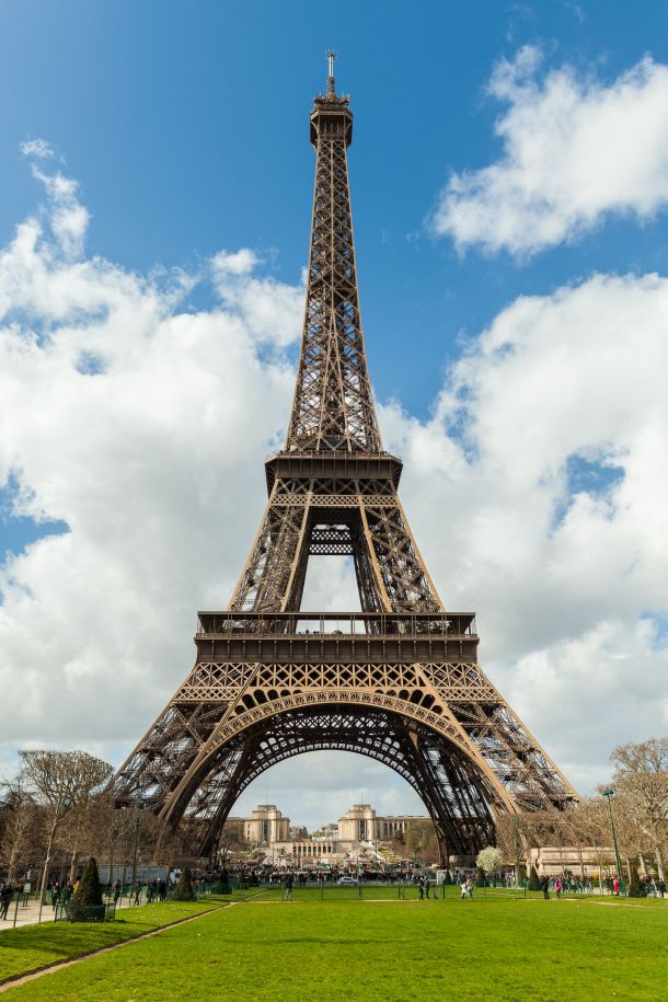 Built in 1888 the new Eiffel Tower arrived at a population of only 1.4 billion